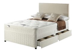 Silentnight - Miracoil Travis Ortho - Double 4 Drawer - Divan Bed